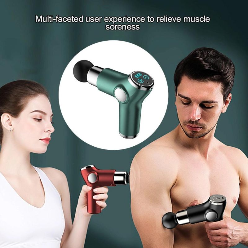 Mini Massage Gun Deep Tissue Percussion Muscle Massage Gun Body Relaxation Facial Massage Gun Handheld Fascia Gun