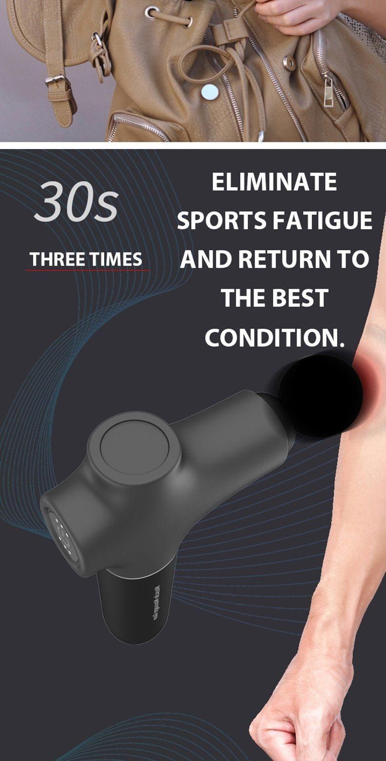 Deep Percussion Power Vibration Muscle Relax Sports Massager Gun with Lithium Battery Vibration Massager