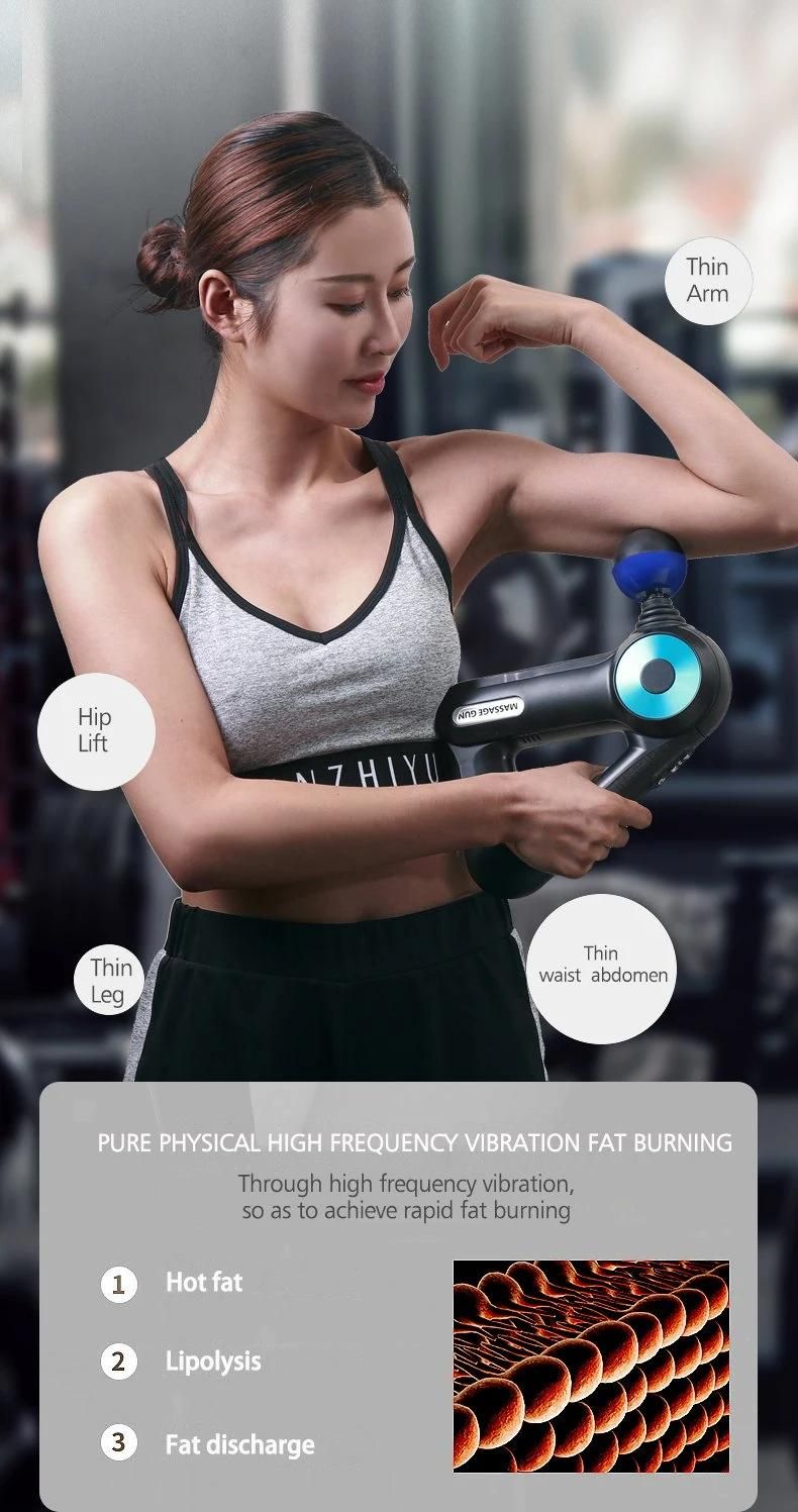 Triangle Massager Gun with 12 Heads Relieve Muscle Pain