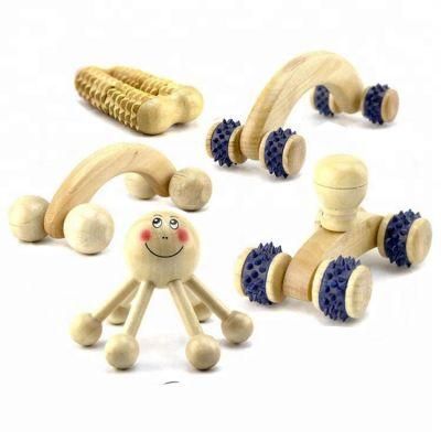 New Antique Nautral Wooden Body Massage