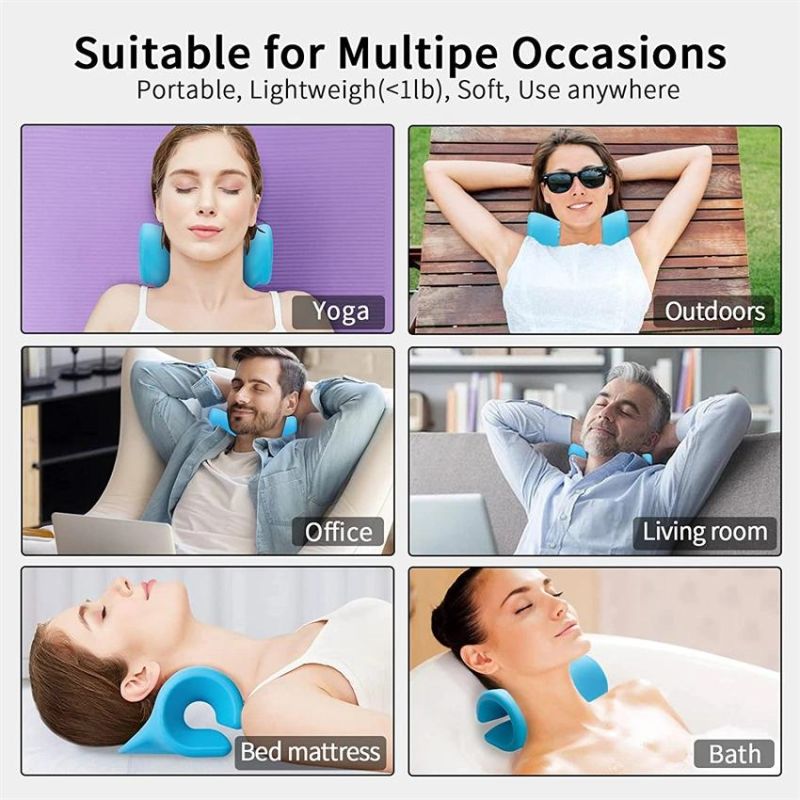 Inflatable Neck Massage Support Pillow for Neck Pain Relief