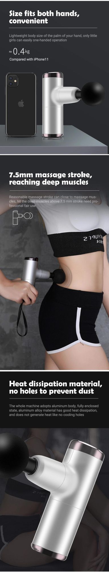 New Arrivals Dropshipping Percussion Muscle Massager Massage Gun