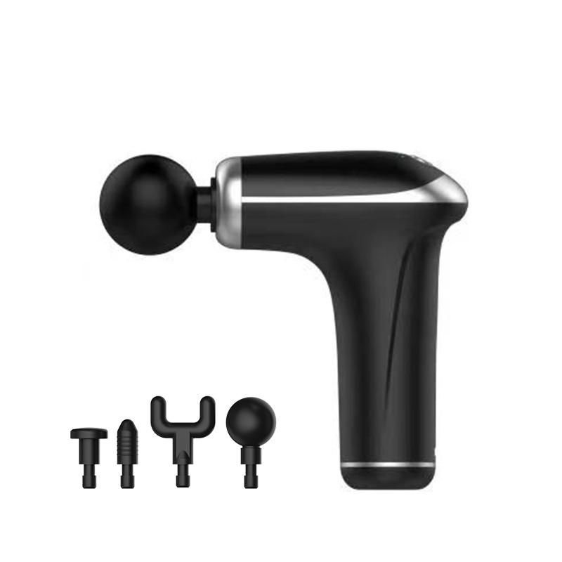 OEM Handheld Body Deep Muscle Massager Adjustable Speeds 4 Types of Massage Heads Quiet and Comfortable Muscle Massage Gun