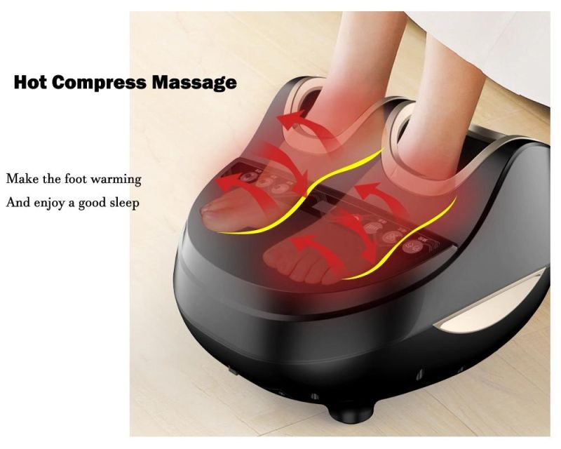 Electric Kneading Shiatsu Heating Foot SPA Care Massager with Rolling Massage