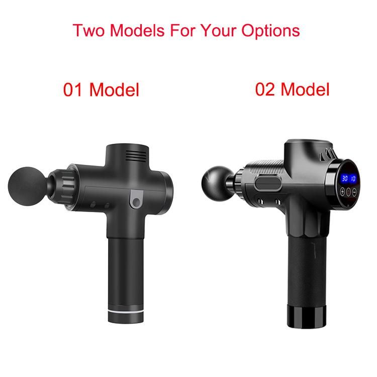 Cordless Handle Sports Booster Percussion Massage Gun Deep Tissue Vibration Body Muscle Massage Gun