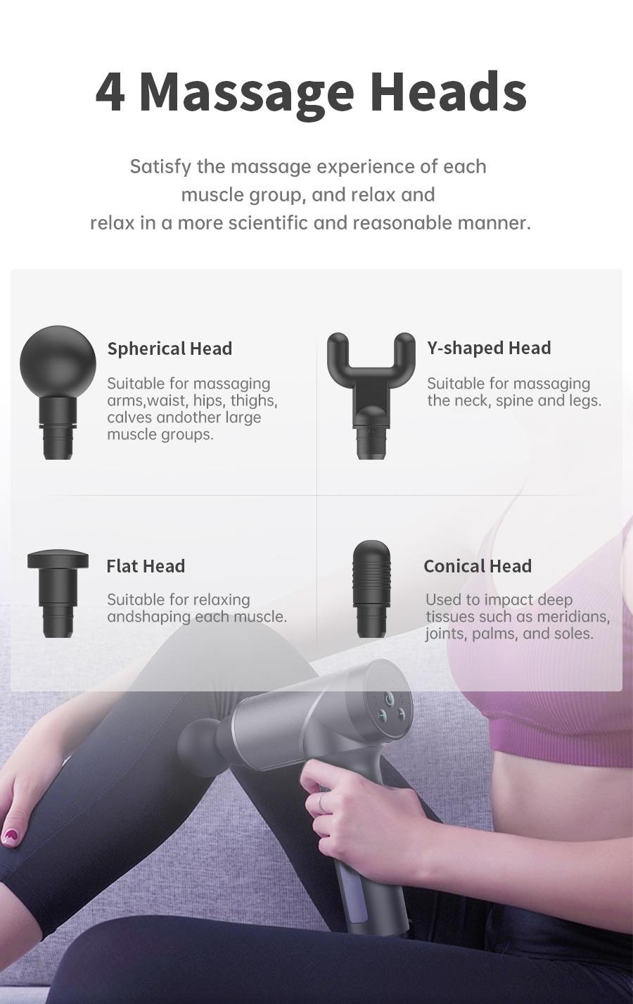 2020 Portable Massage Gun Cordless Mini