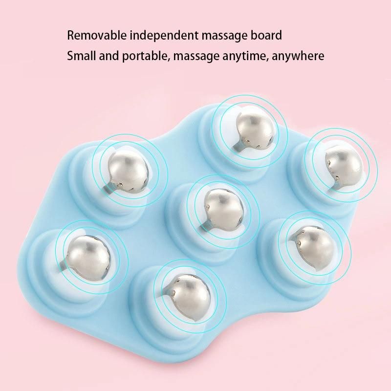 Leg Massager Roller Body Massage Magnetic Beads Muscle Massage Roller Ring Clip Leg Foam Fitness Device Gym Yoga Pilates Sport Relaxation Wbb15321