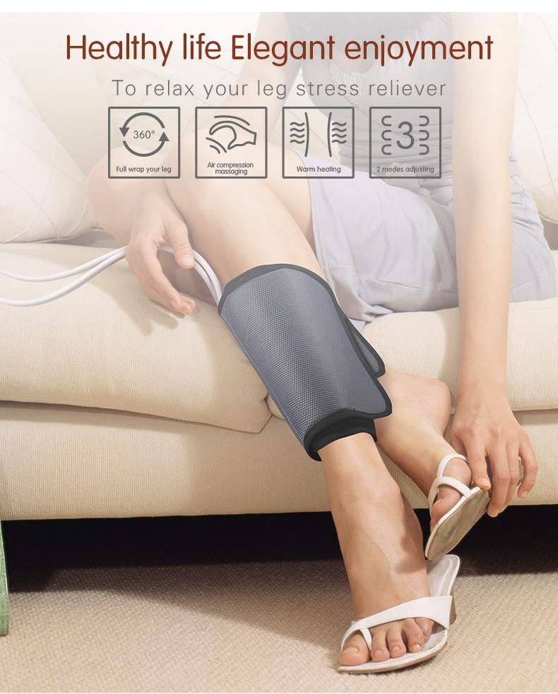 CE FDA Approved Hot Air Compressure Massager Built-in Battery Air Bag Leg Massager