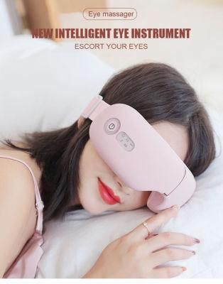 Vibrating Warm Heated Air Pressure Wireless Vibrative Eye Massager