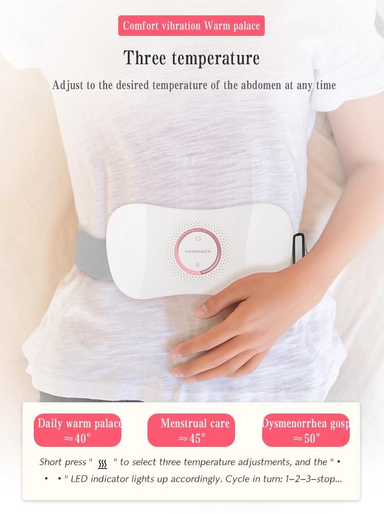 Fast Heating Pad Electric Cordless Heated Waist Belt Menstrual Heating Massaging Pad