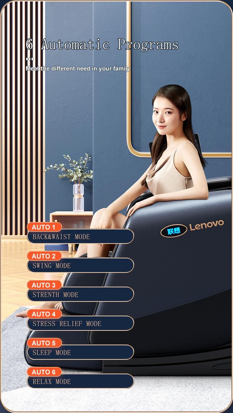 2022 Factory Direct Sillon Masajeador 4D Zero Gravity Luxury Reclining Chair Massage Muscle Stimulator Full Body Massage Chair