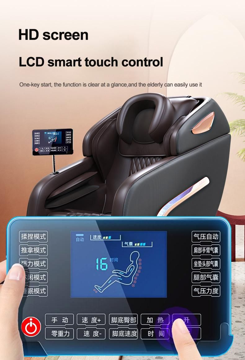 Ningde Crius C8007-15 Home Office 4D Zero Gravity Shiatsu Electric Cheap Luxury Design Body Massager Full Body Massage Chair