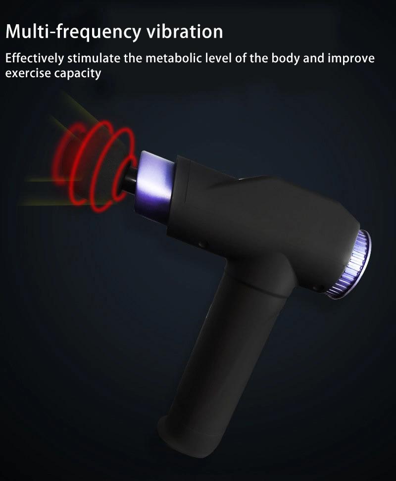 Portable Massage Fascia Gun Deep Tissue Muscle Stiffness Relief