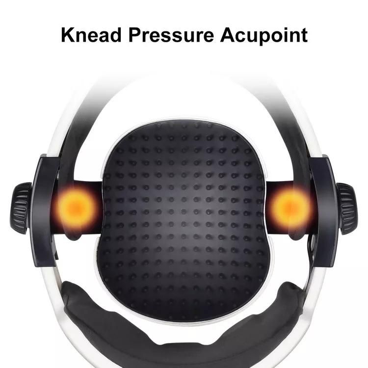 Konmison Customized Factory Price Intelligent Frequency Vibration Automatic Helmet Head Massager with Music Player