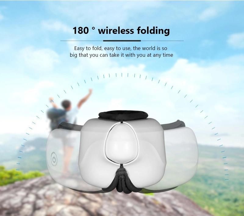 Customized Intelligent Portable Eye Massager with Heat Music Function