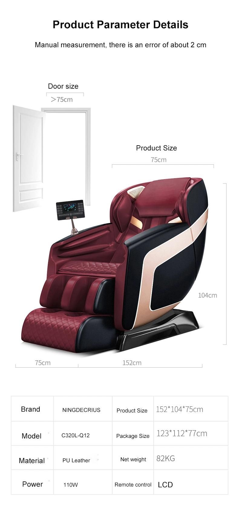 Ningde Crius C320L-Q12 Zero Gravity Cheap Electric Full Body Shiatsu 4D Deluxe Shiatsu Blood Circulationmassage Chair in Dubai