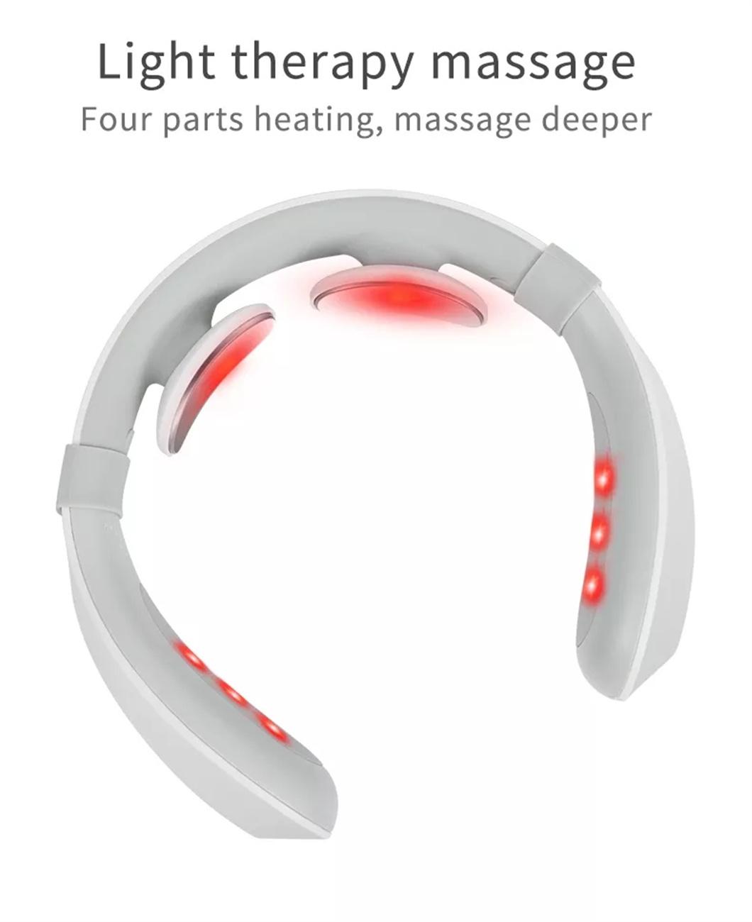 Wireless Cervical Neck Kneading Massager Pain Relief Tool Health Care Relaxation Vertebra Neck Massage Device