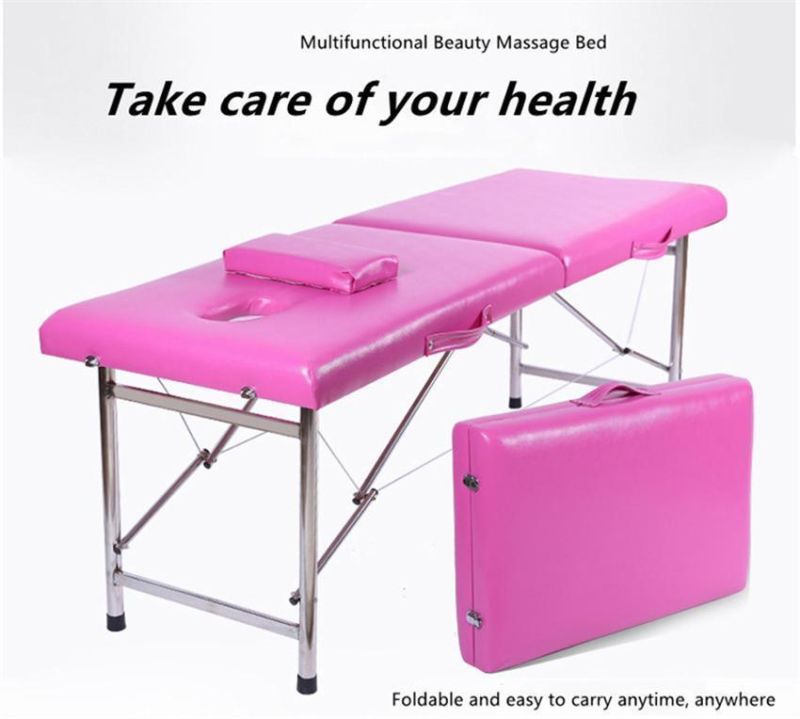 Adjustable Cheap Wholesale Folded Beauty Table Massage Bed for All People