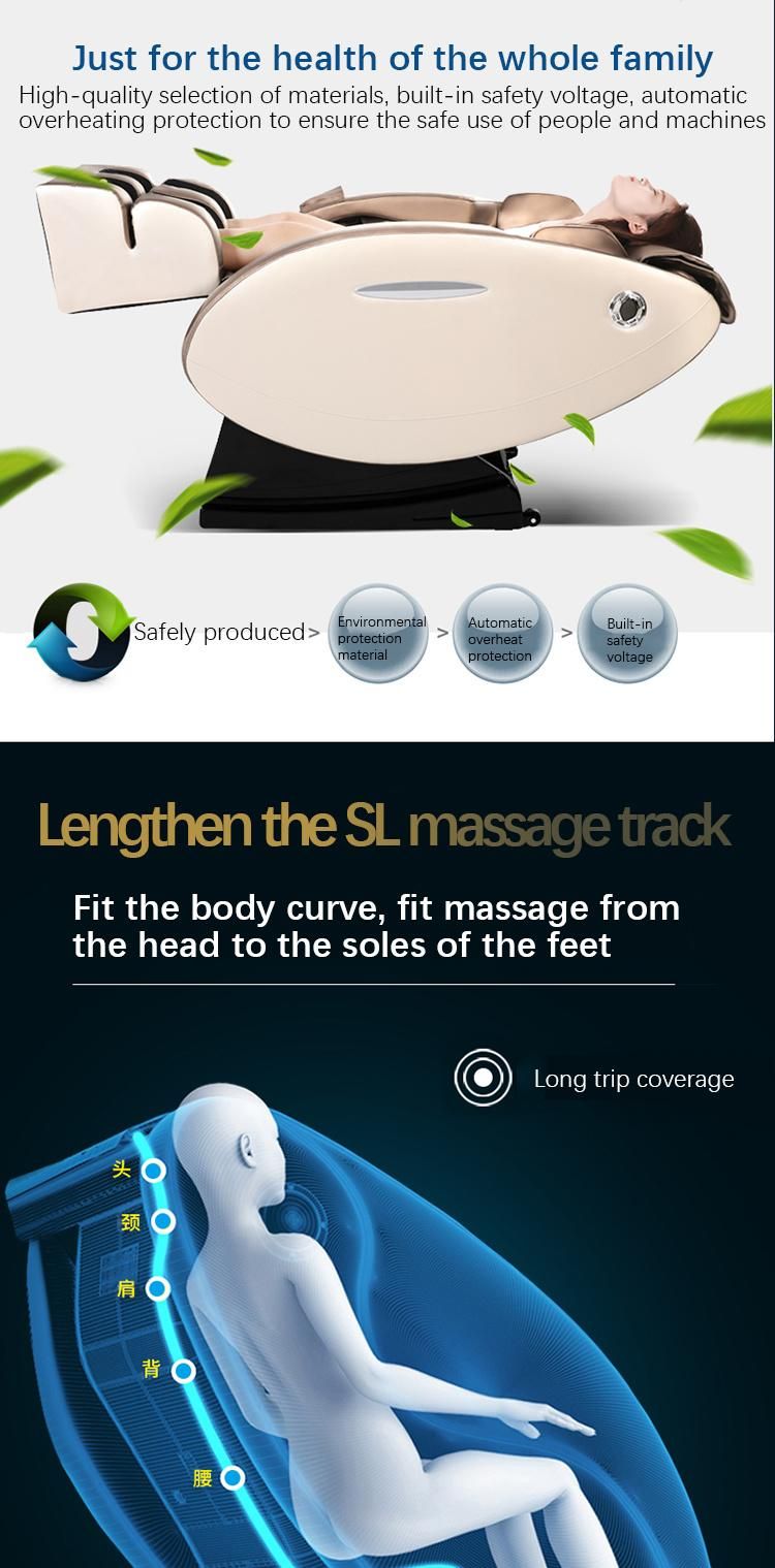 Sillon De massage Full Body Zero Gravity Shiatsu Massage Recliner with Foot Roller