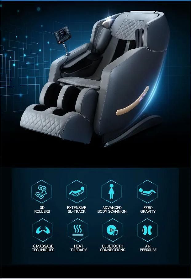 E300 Rest SL Track Massage Chair Recliner Full Body Massage Chair Thai Stretch, Bluetooth Speaker, Airbags