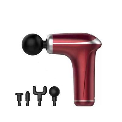 OEM Handheld Body Deep Muscle Massager Adjustable Speeds 4 Types of Massage Heads Quiet and Comfortable Muscle Massage Gun