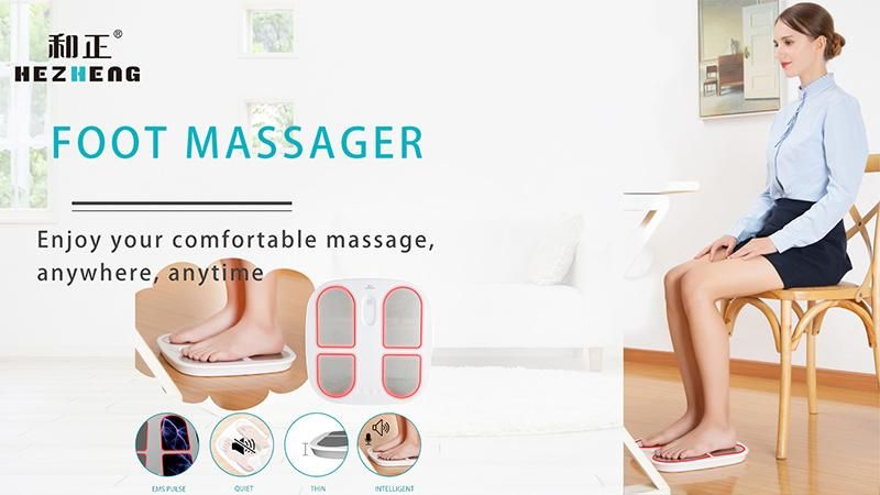 Hezheng Portable Foot Massaer Type Health and Fitness Electric Foot Massager