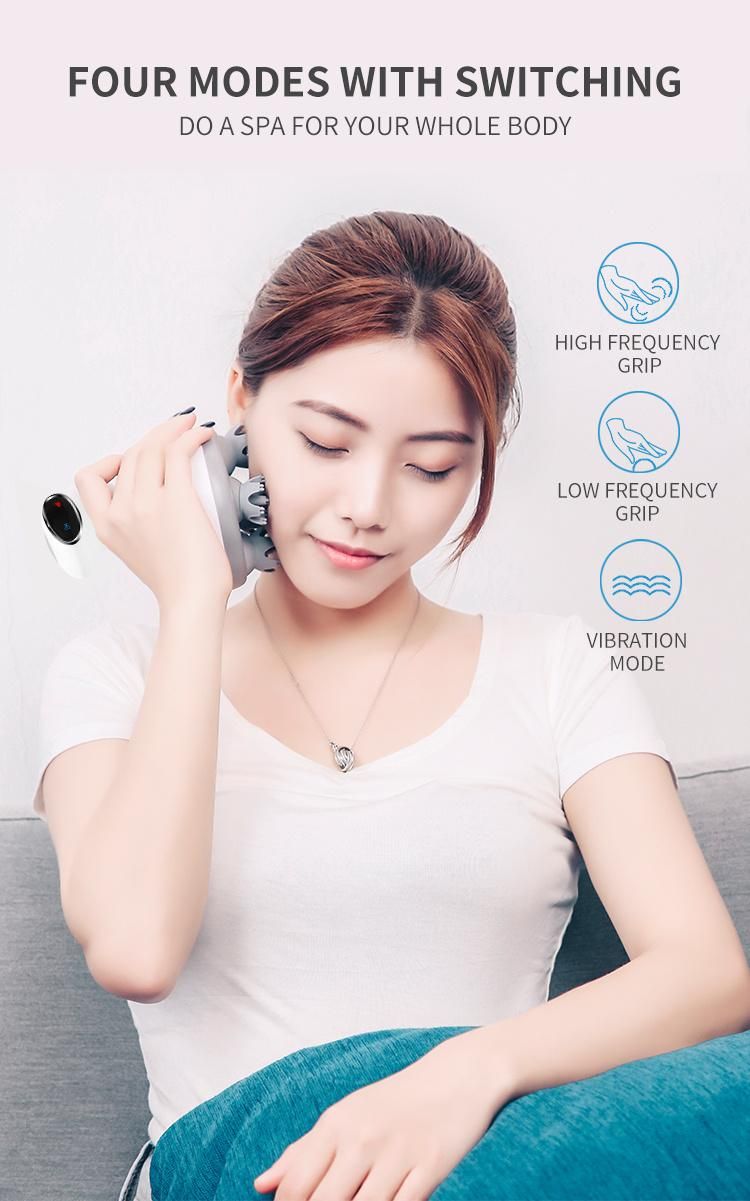 Rechargeable Portable Head Massager Scalp Stress Relax Massager