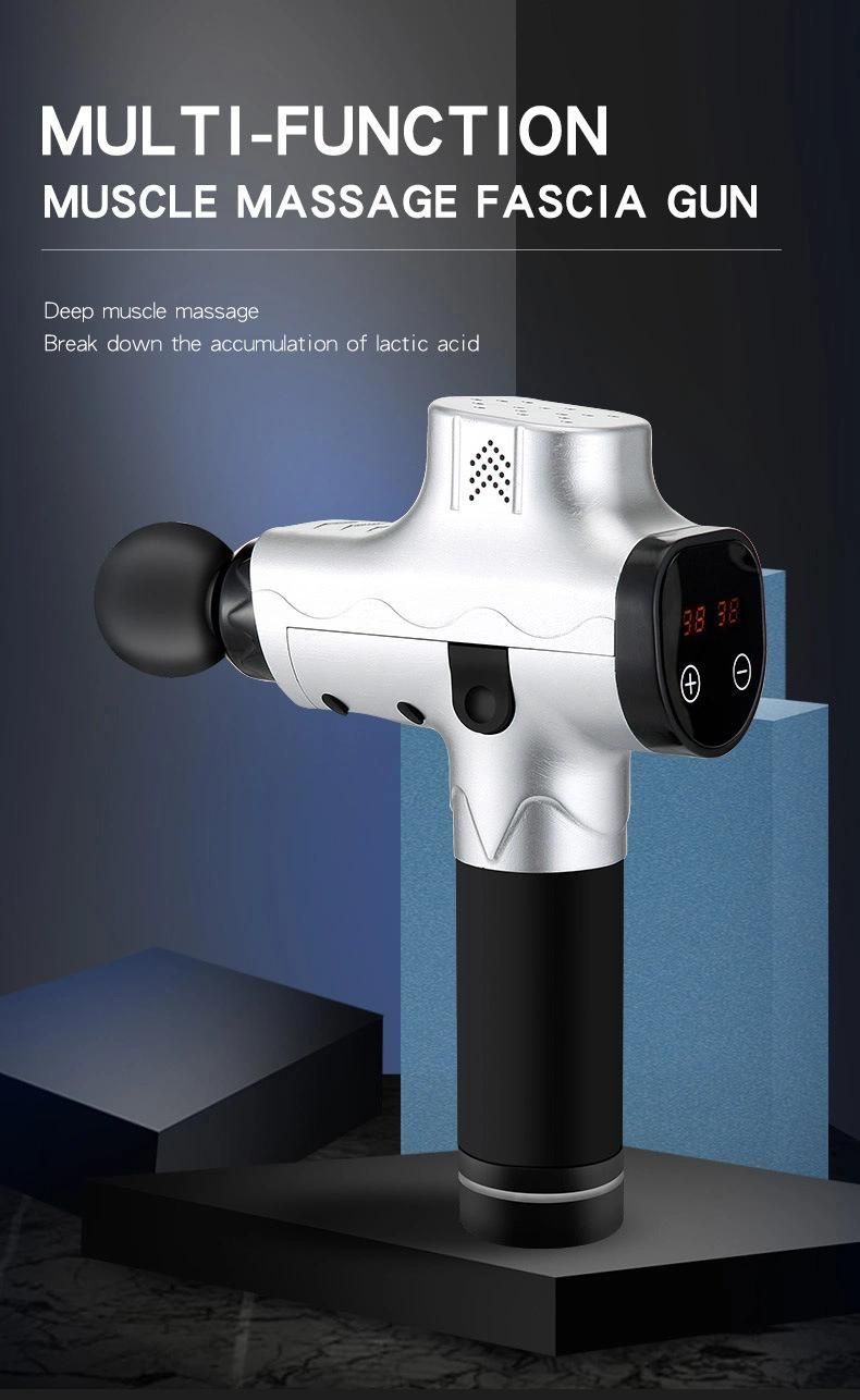 Cordless Adjustable Frequency Massage Gun for Muscle Relaxing