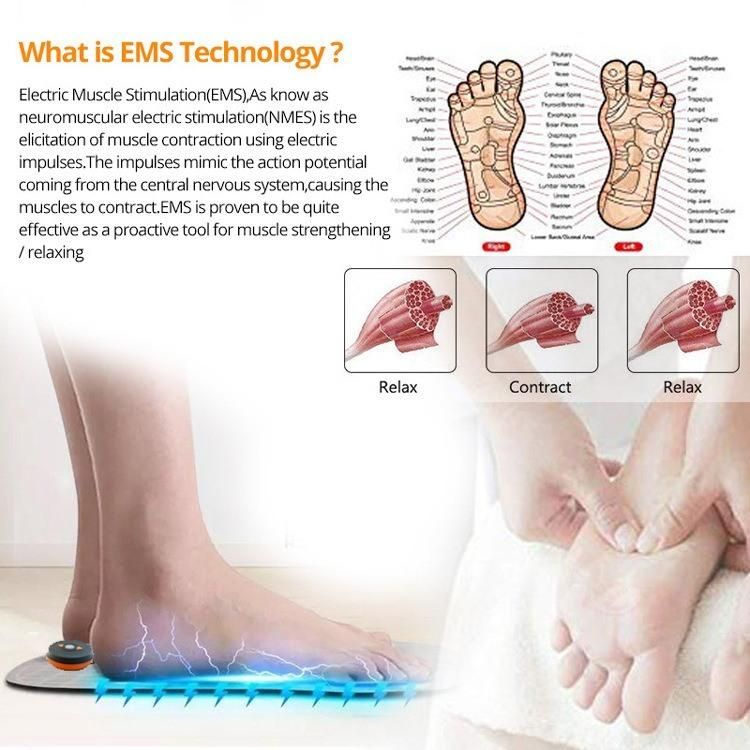 New Product Self Care EMS Foot Mat Massage Machine for Foot Massager and Leg Massager