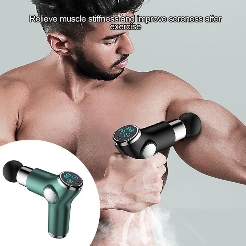 Portable Facial Gun 32 Speeds Massage Gun Deep Tissue Percussion Muscle Massage Gun for Pain Relief Back Body Relaxation