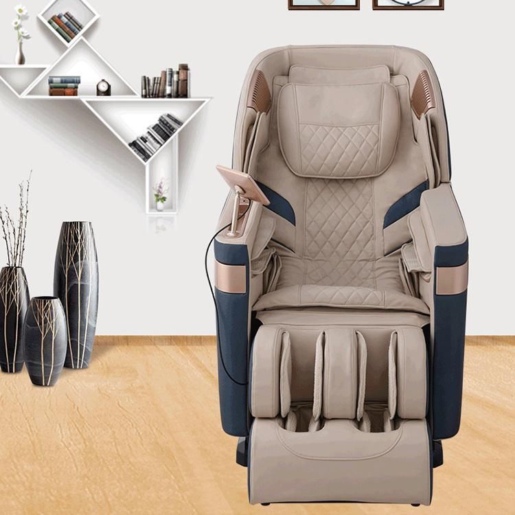 Electric SL Track Luxury Shiatsu 4D Zero Gravity Foot Massage Chair with Bluetooth Music and Airbags