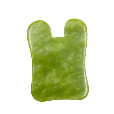 Natural Jade Feng Jade Square Shape Guasha Board for Body Massage