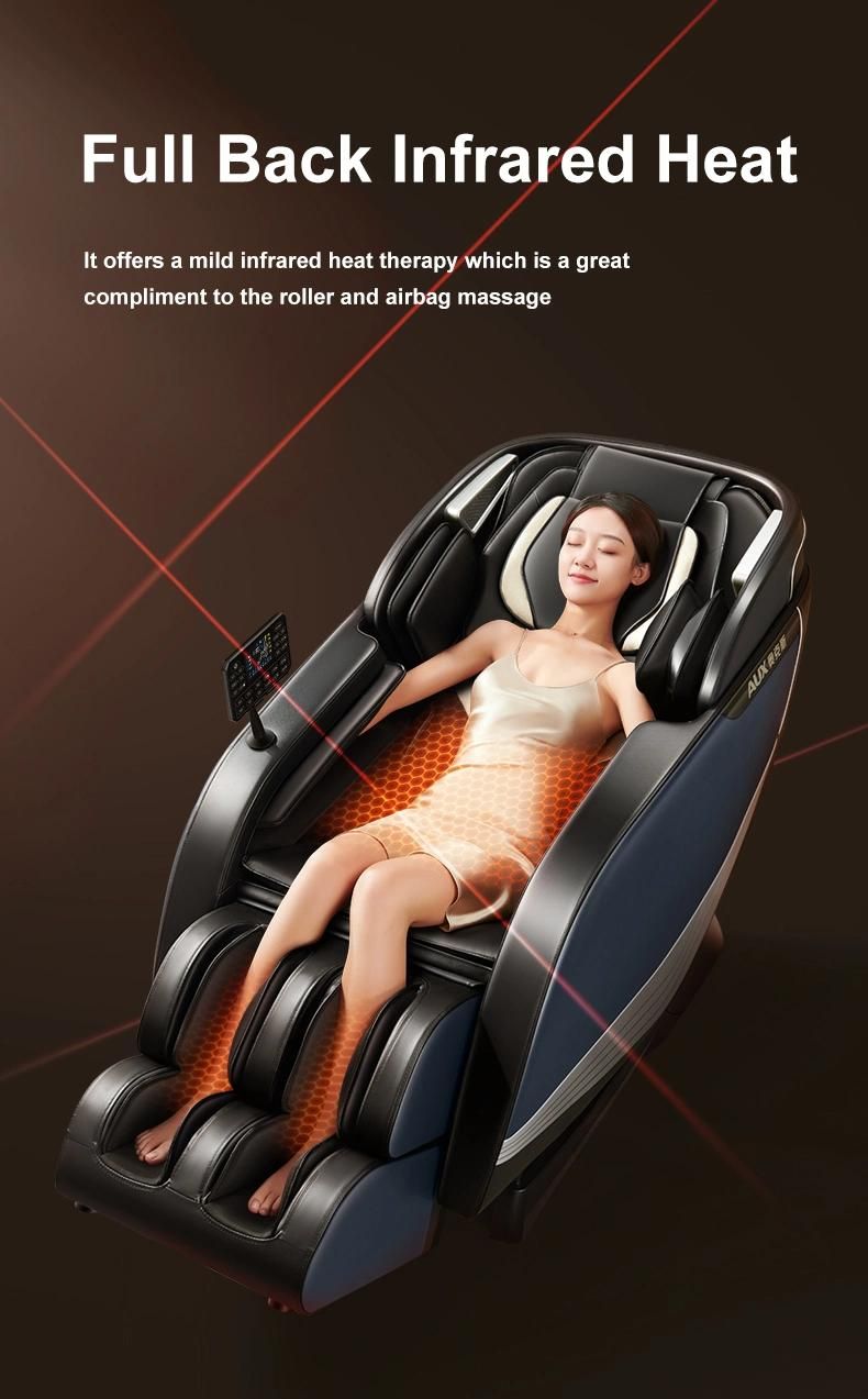 OEM ODM Masaj Chair 4D Zero Gravity Luxury Message Chairs High Quality SL Track Massagechair Voice Control 4D Ai Smart Massage Chair