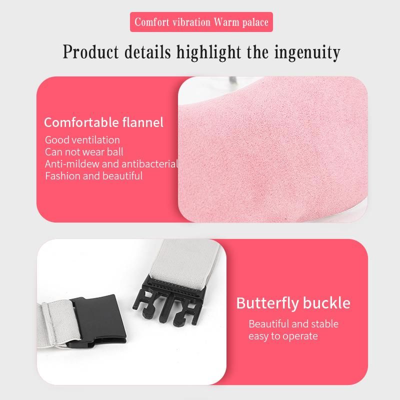 2022 Amazon Hot Selling Rechargeable Portable Intelligent Warm Palace Belt Smart Palace Warming Instrument Heating Waist Belt