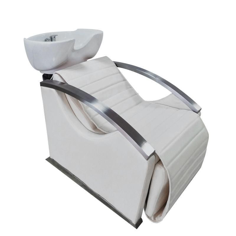 Electric Shampoo Bed with Foot Adjustment and Massage Function