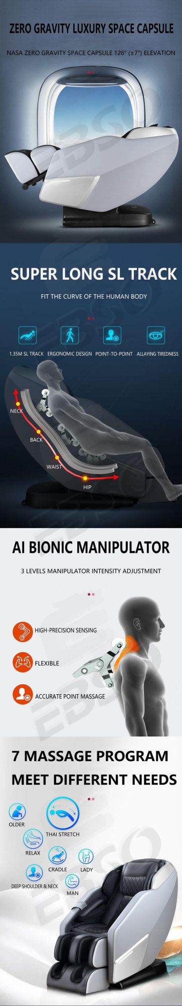 Hot Selling Massage Chair Vibration Butt Massage Cushion for Chair