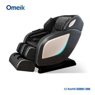 L Shape Track Music Whole Body Airbag Massage Chair for Office