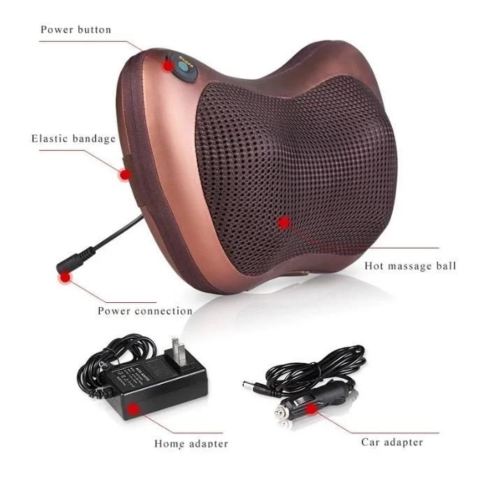 Manufacturer Price Massage Pillow for Car and Office Use with Kneading and Heating Function