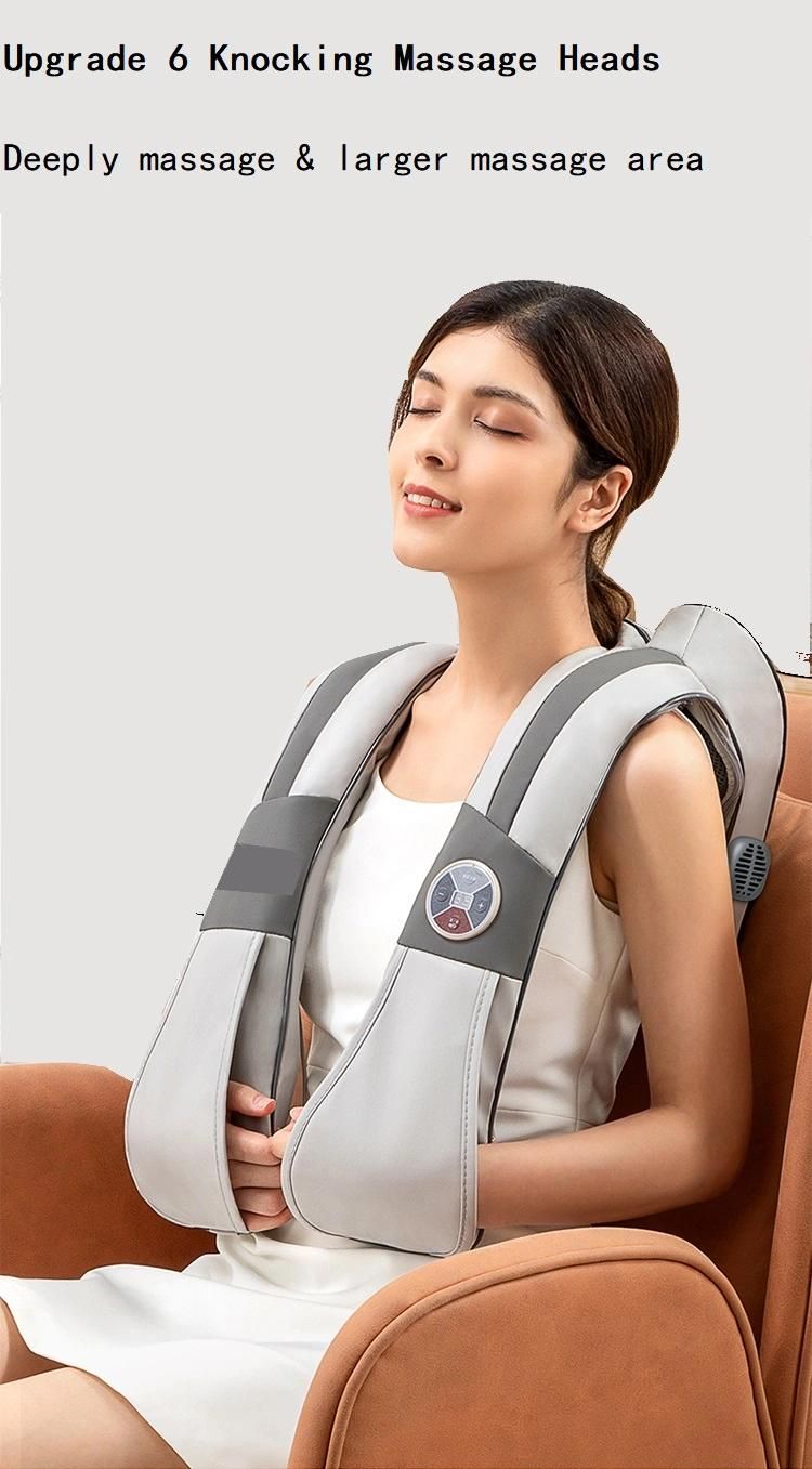 701 Shawl Cervical Vertebra Massager Neck, Waist and Shoulder Multi-Function Shoulder and Neck Hot Compress Massage