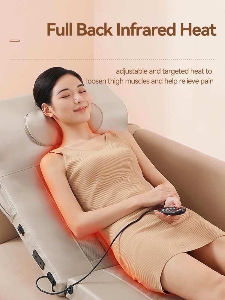 Multifunction Heating Massager Cushion Rolling Massage Cushion Airbag Massage Mattress