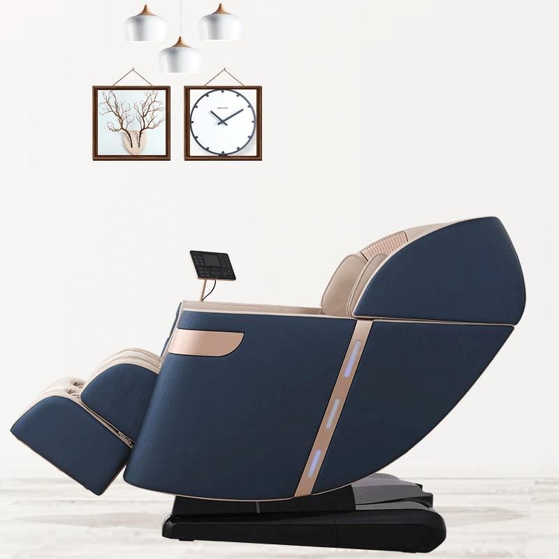 Electric SL Track Luxury Shiatsu 4D Zero Gravity Foot Massage Chair with Bluetooth Music and Airbags