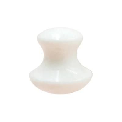 Mushroom Shaped Guasha Tools Natural White Jade Massage Tools Guasha Tools