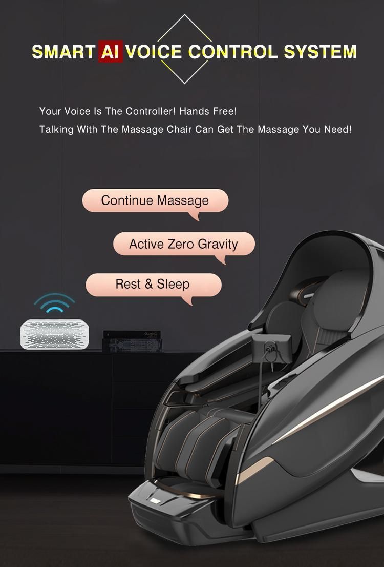 Intelligent Cheap Massage Chair Zero Gravity with Big Screen Controller