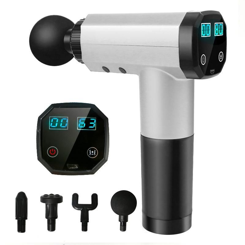 OEM Sports Portable Electric Fascia Gun Impulse Percussion Deep Tissue Vibration Body Muscle Mini Massage Gun Massager