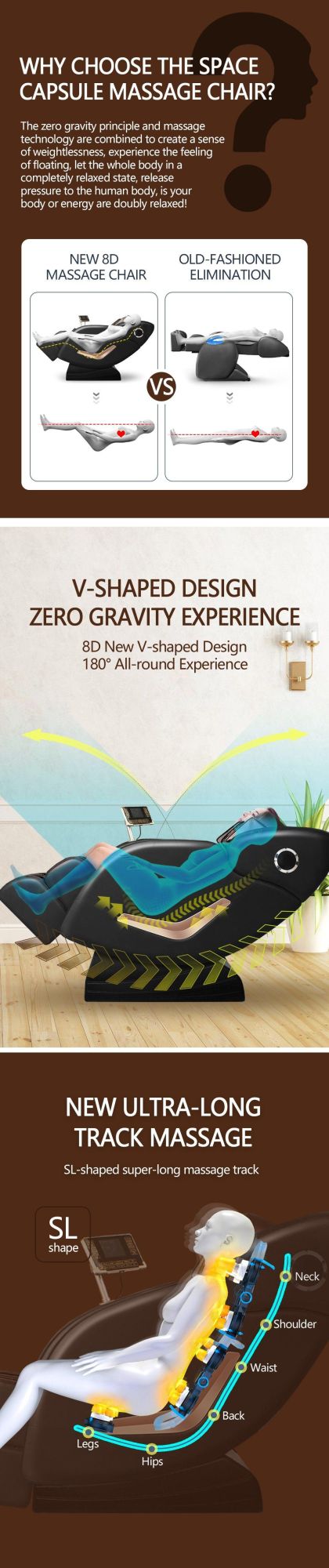 Factory Direct Cheap Price Luxury Full Body Airbag Shiatsu Zero Gravity Electric Bluetooth Music Relaxing Massage Chair