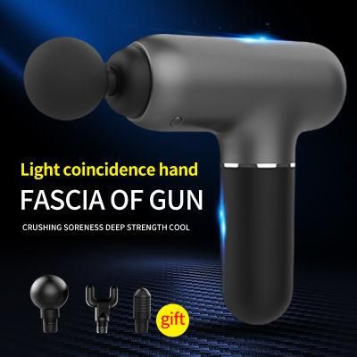 30 Speed Handheld Deep Tissue Percussion Muscle Massage Gun, 6 Head Attachments Quick Rechargeable Body Vibration Massage Gun