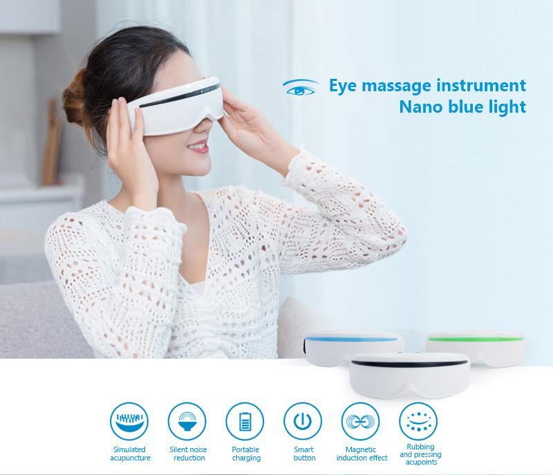 Custom Logo Cheapest Rechargeable Electric Magnet Vibration Eye Massager