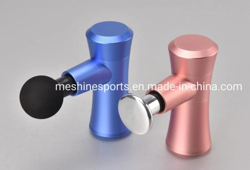 Aluminium Mini Size Cordless Portable Deep Fascia Massage Muscle Massage Gun for Gym Equipment