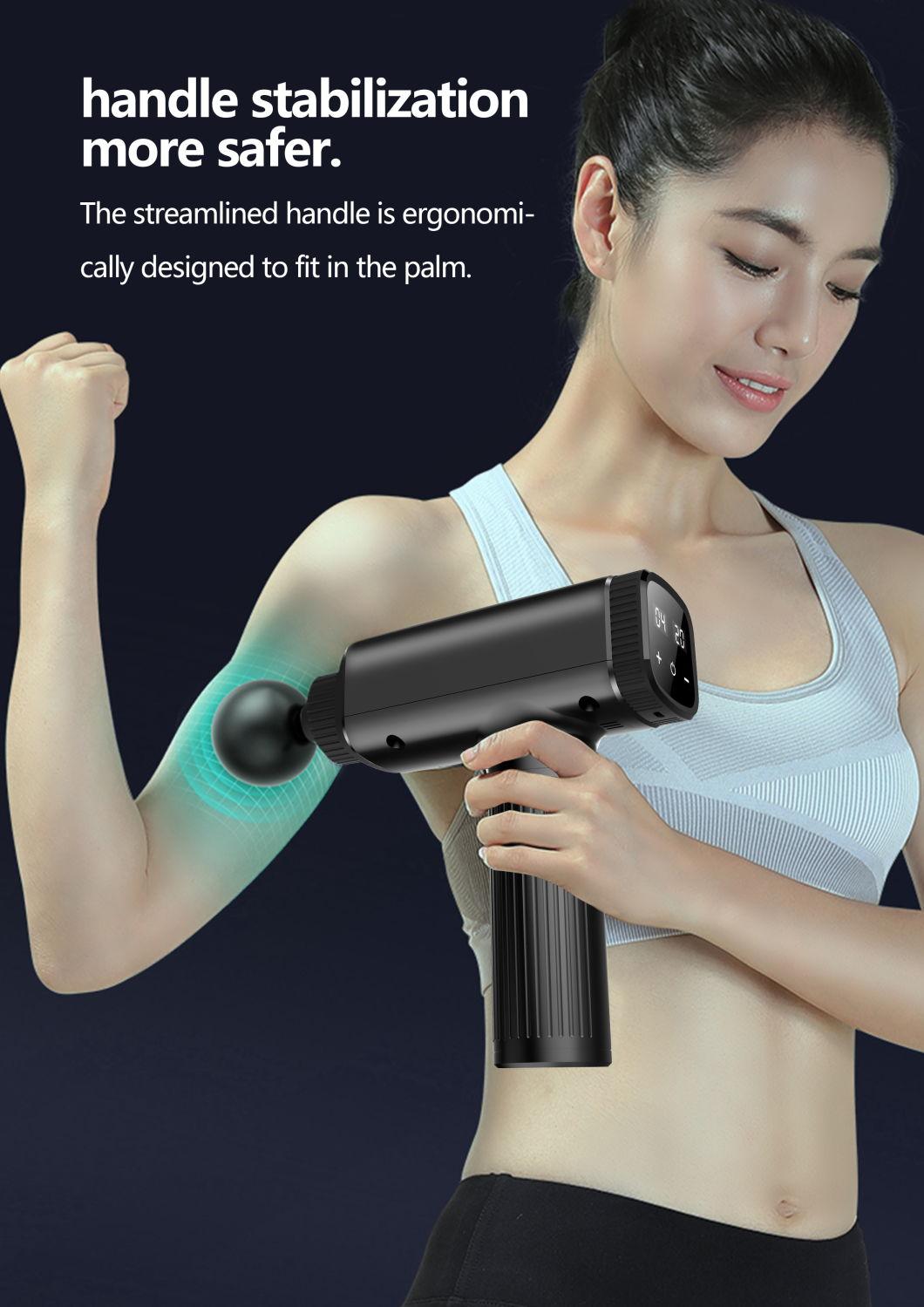 Durable High Quality LED Display G7 Deep Tissue Body Massager Fascial Cordless Massage Gun