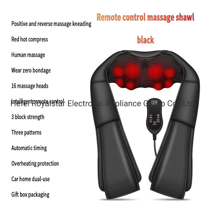 Kneading Massage Shawl Cervical Spine Massager Shoulder Waist Shoulder and Neck Warm Compress